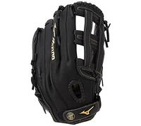 Mizuno Premier Slowpitch Softball Series, 312793.R974.17.1300, Black/Gold H Web, 13"