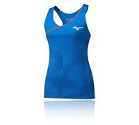 Mizuno Printed Tank, Donna, Blu Brillante, XL