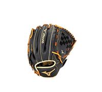 Mizuno Prospect Select, Guanto Palla Ragazzo, Tartan Web-Nero/Marrone, 12" | Utility