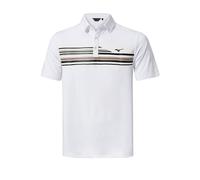 Mizuno QD Elite Stripe Polo Bianco Uomo TagliaS