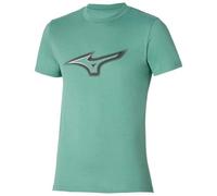 Mizuno RB Logo Tee Maglietta, Blu, XXL Uomo