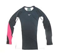 Mizuno Running Breath Thermo Dynamotion Crew - Maglietta da Donna con Collo Rotondo