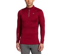 Mizuno Running Breath Thermo Wool - Maglia da uomo con cerniera a 1/2 (Agata-Black, X-Large)