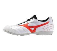 Mizuno Scarpa da Calcetto MRL Sala Club TF (Bianco Rosso, Sistema Taglie Calzature EU, Adulto, Numero, Media, 42.5)