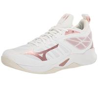 Mizuno Scarpa da pallavolo da donna Wave Dimension, Oro bianco-rosa, 9.5, 44 EU (430314)