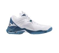 Mizuno Scarpa Volley Lightning Z8 Mid White - Azure, 42.5