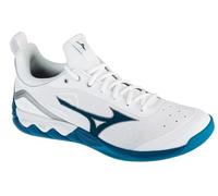 Scarpe da pallavolo da uomo Mizuno Wave Luminous 2 bianco/blu marina/argento (43 EU)