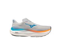 Mizuno - Scarpe da Running - Wave Sky 9 Cloudscape/Blue Jewel/Lava Orange per Uomo - Taglia 10,5 UK - Grigio