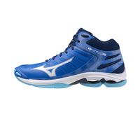 MIZUNO SCARPE PALLAVOLO UOMO V1GA2465 01 WAVE VOLTAGE 2 MID MUGEN BLUE/WHITE/E