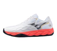 Scarpe Mizuno Wave Enforce Court Bianco/Blu/Giallo Uomo - TERRA BATTUTA