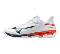 Scarpe Mizuno Wave Exceed Court Bianco/Blu/Arancione Uomo - TUTTE LE SUPERFICI