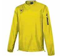 Mizuno Giacca a Vento Sendai Trad Rain, Giallo Fluorescente, L Unisex-Adulto