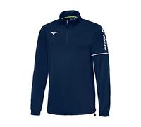 Mizuno Sendai Train Top Jr - Top a Maniche Lunghe, Unisex, per Bambino, Unisex - Bimbi 0-24, 32EC9940, Navy, 8 Anni