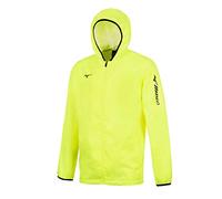 Mizuno Sendai Windbreaker Jacket Cappotto, Giallo Fluo, L Unisex-Adulto