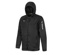 Mizuno Sendai Windbreaker Jacket Cappotto, Nero, S Unisex-Adulto