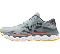 Mizuno Shoe Wave Horizon WOS, Shoes Unisex-Adulto, Greymist White Hotcoral, 38 EU