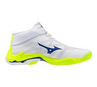 Mizuno Wave Lightning Elite Mid White/Lightning Yellow/Dazzling Blue 41 Bianco