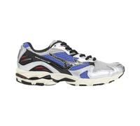 Mizuno Wave Rider 10, Scarpe da Corsa Running, Mesh e Pelle Sintetica, Argento Blu Nero (Sistema Taglie Calzature EU, Adulto, Numero, Media, 44)