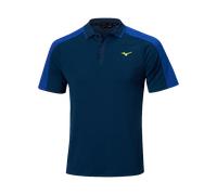Mizuno Showdown Knitted Short Sleeve Polo Estate Blu Uomo TagliaXXL