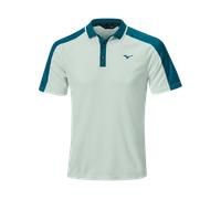 Mizuno Showdown Knitted Short Sleeve Polo Pale Blu Uomo TagliaXL