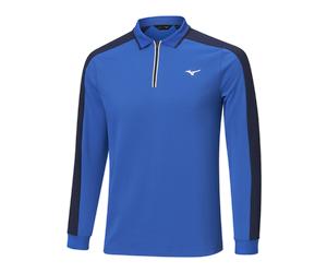 Mizuno Showdown Long Sleeve Polo Surf the Web Uomo TagliaL