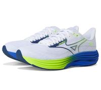 Mizuno Sneaker da Uomo Wave Rider 29, Bianco/Blu Estate, 43 EU