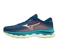 Mizuno Sneaker da Uomo Wave Sky 5, Gibilterra Sea Silver Ignition Red, 41 EU