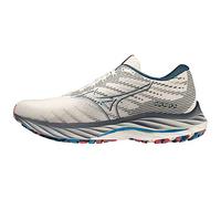 Mizuno Sneaker Wave Rider 26 Donna, Swhite Silver Ibizablue, 38 EU