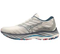 Mizuno Sneaker Wave Rider 26 Donna, Swhite Silver Ibizablue, 40.5 EU