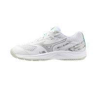 Mizuno STEALTH STAR 3 Jr. Scarpe da pallamano Bianco/Nero/Frozen Emerald Junior Taglia34,5