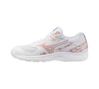 Mizuno STEALTH STAR 3 Jr. Scarpe da pallamano Bianco/Rose Elegance/Lava Falls Junior Taglia40