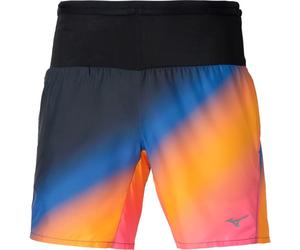 MIZUNO Summer Pack Multi Pkt Short 7inch W - Uomo - Arancione / Rosa / Nero - Taglia S- modello 2025