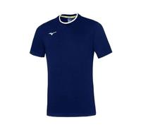 MIZUNO tè Navy/White L Mens, Blu/Bianco, L