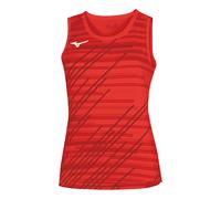 Mizuno Chiba Sleeveless Shirt Women Scarpe da allenamento Rosso Donna TagliaXS