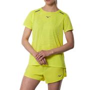 Mizuno Tech Light Short Sleeve Tee Lightning Giallo Donna TagliaM