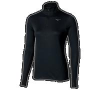 Mizuno Tech Thermal Charge Half Zip Long Sleeve Tee Nero Donna TagliaS
