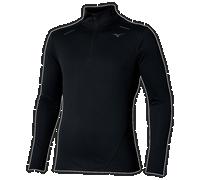 Mizuno Tech Thermal Charge Half Zip Long Sleeve Tee Nero Uomo TagliaM