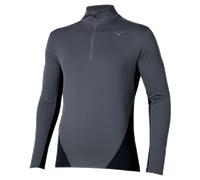 Mizuno Tech Thermal Charge Half Zip Long Sleeve Tee Odyssey Gray Uomo TagliaS