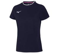Mizuno Tee W Maglietta da Donna, Donna, Maglietta, 32EA724014, Navy/White (Blu Navy, Bianco), M