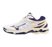 Mizuno Tensione D'onda, Scarpe da pallavolo Unisex - Adulto, Blueribbon Bianco Mp Oro, 44.5 EU