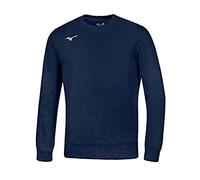 Mizuno Terry Crew Felpa Uomo, Uomo, Felpa, 32EC8B5014, Navy, L