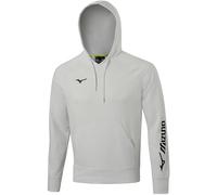 MIZUNO Terry Hoodie Maglia di Tuta, Grigio, L Unisex-Adulto