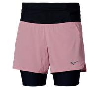 Mizuno Trail Multipocket 2in1 Short Rose Elegance Donna TagliaL