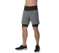 Mizuno Trail Multipocket Trail 2in1 Short Lava Smoke Uomo TagliaS