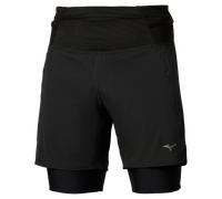 Mizuno Trail Multipocket Trail 2in1 Short Nero Uomo TagliaXXL