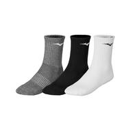 Mizuno Calzini Training 3P Bianco/Nero/Melange Taglia M Unisex