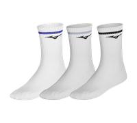 Mizuno TRAINING 3P SOCKS WITH LINE Bianco/Ether/Bellwether Donna/Uomo TagliaS