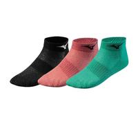 Mizuno Unisex Training Mid 3p Calzini da corsa, per adulti, nero/antracite/Atlantide (multicolore), M, nero/antracite/Atlantide (multicolore), M