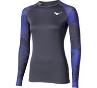 MIZUNO Virtual Body G5 Crew Neck W - Donna - Grigio / Blu - Taglia L- modello 2026