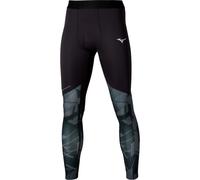 MIZUNO Virtual Body G5 Long Tights - Uomo - Nero / Grigio / Verde - Taglia S- modello 2026